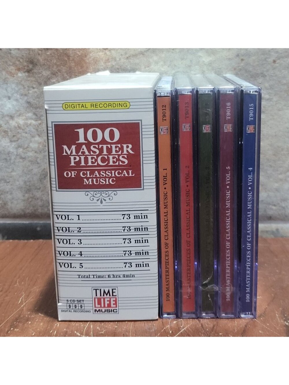 Time Life 100 Masterpieces of Classical Music 5 CD Boxed Set 1997
